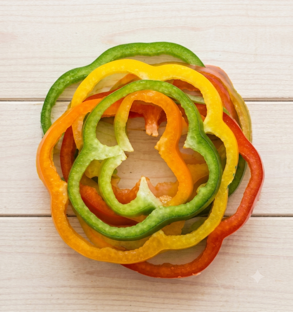 Mixed Bell Pepper Slices