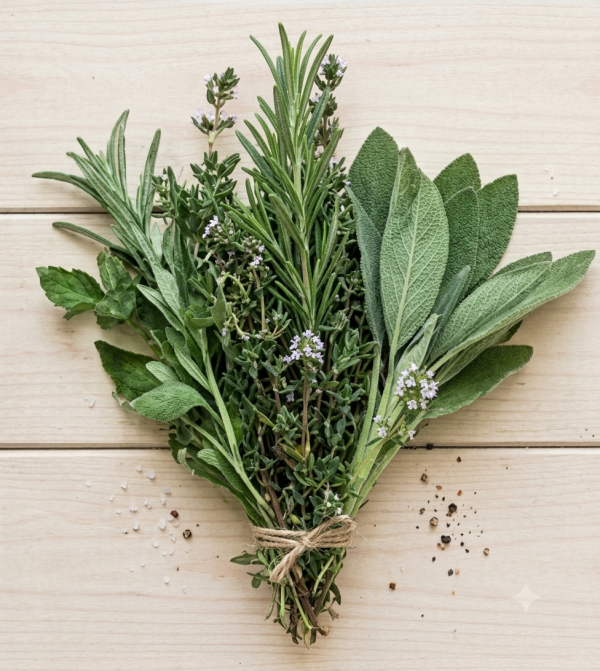 Mixed Kitchen Herb Bouquet